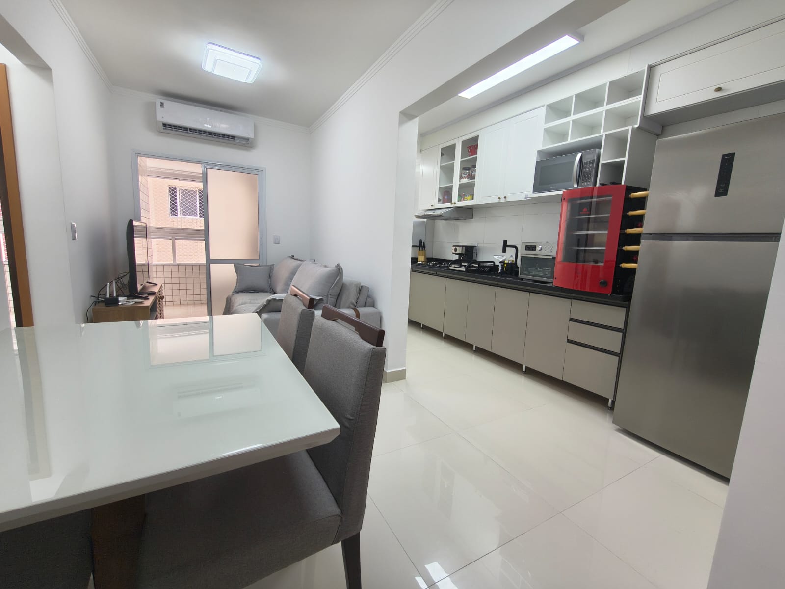 Sala e cozinha