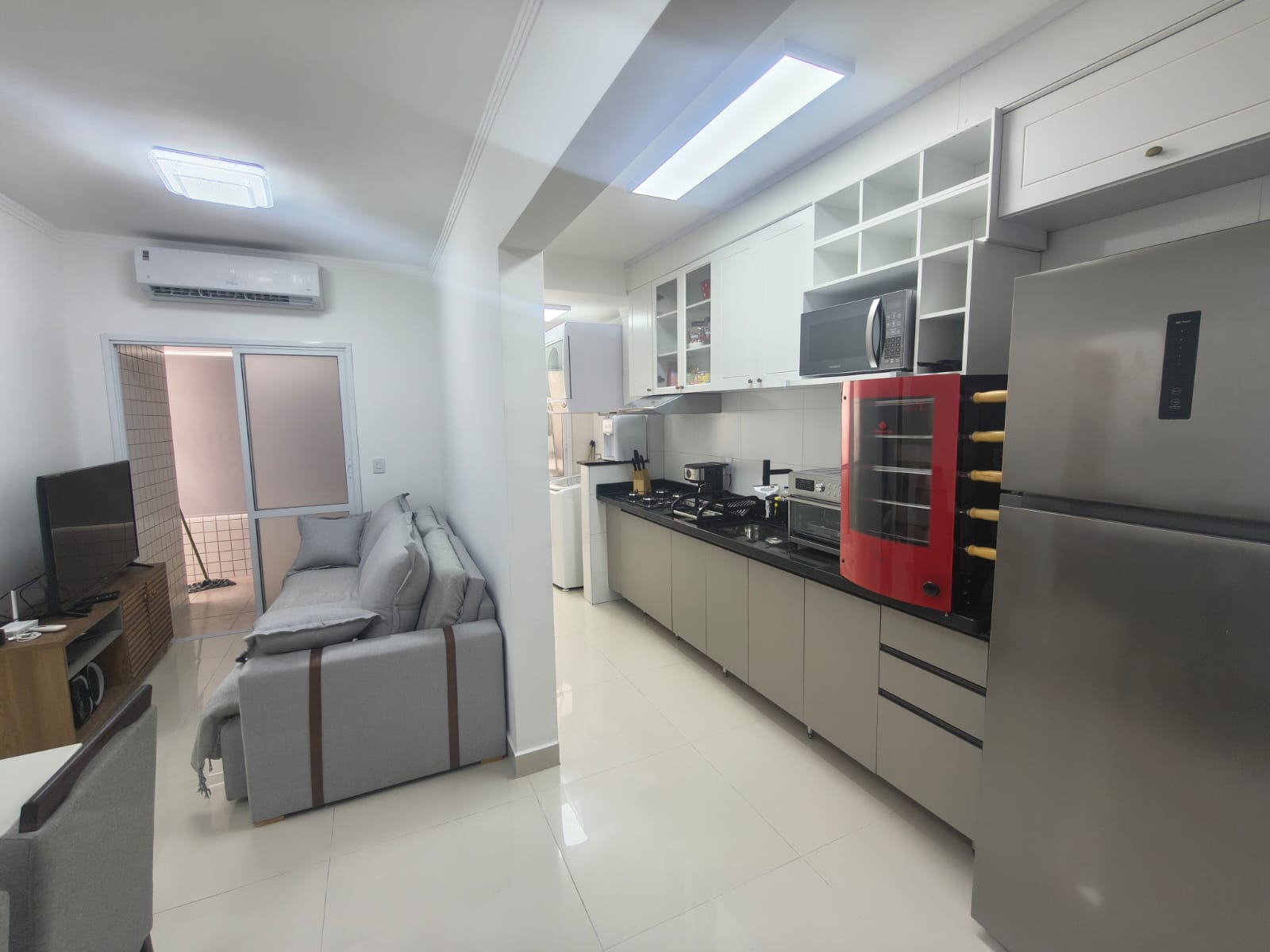 Sala e cozinha
